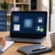 Small business AI tools policy checklist with privacy security and human review concepts