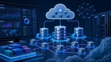 Cloud-native database architecture with distributed cloud services and observability