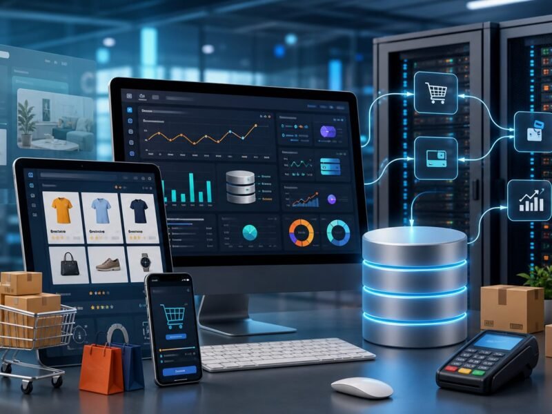 Ecommerce database solutions and secure online store data infrastructure