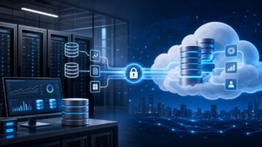 Hybrid cloud database solution connecting on-premise data center and cloud infrastructure