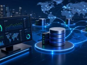 Low-latency database infrastructure with distributed data center performance monitoring