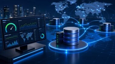 Low-latency database infrastructure with distributed data center performance monitoring