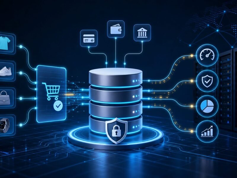 Transactional database performance system for secure ecommerce checkout workloads