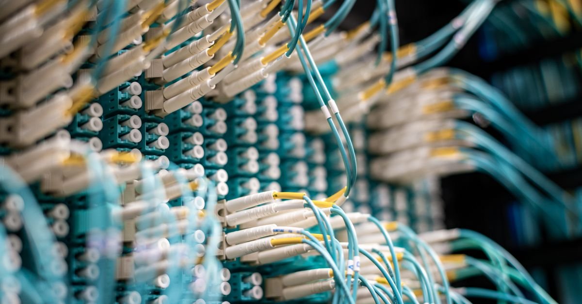 Bundled network fibers in a patch panel