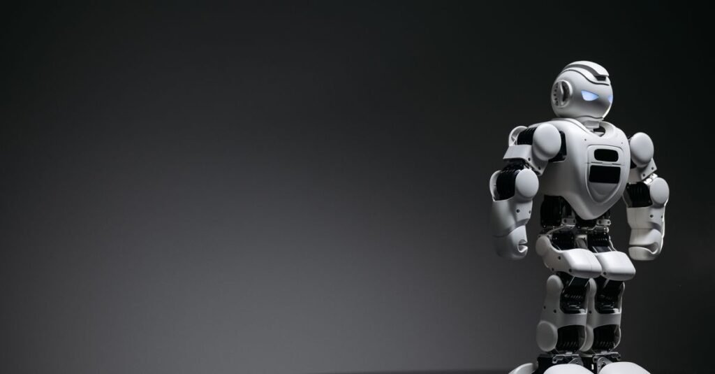 Small robot representing an autonomous AI agent