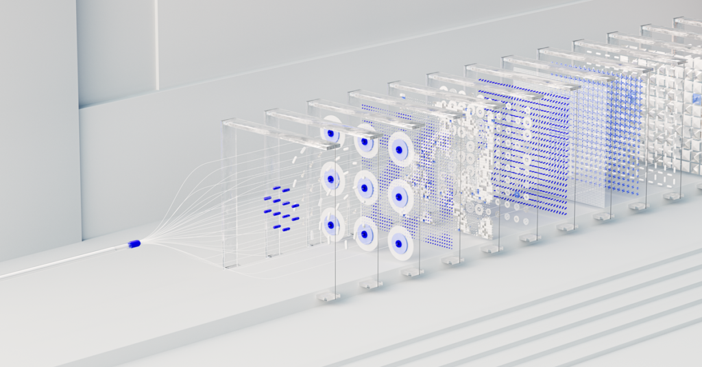 Abstract visualization of data servers