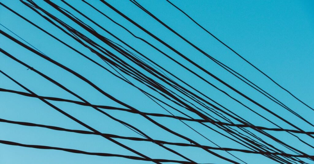 Crossing network wires