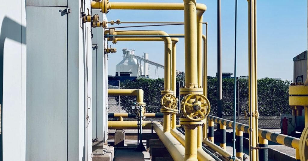 Industrial pipes representing message routing